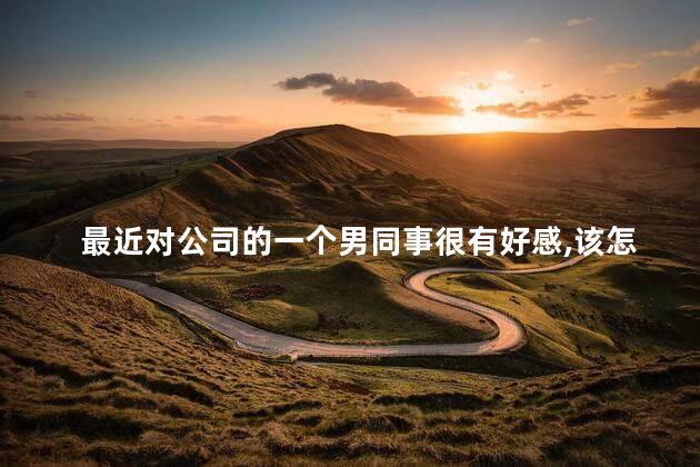最近对公司的一个男同事很有好感，该怎么去认识他比较合适