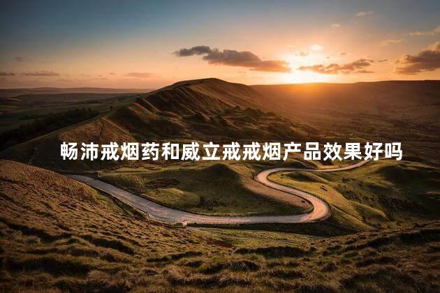 畅沛戒烟药和威立戒戒烟产品效果好吗